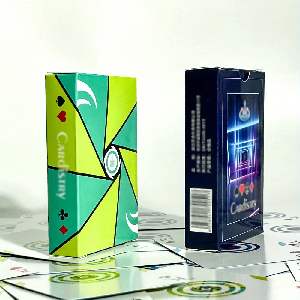 

Green /Blue Playing Cards，55PCS Game Playing Cards for Party, Game Collection Poker Card, Limited Edition Magic Poker