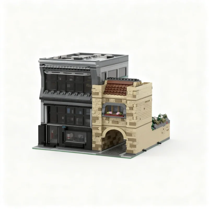 4760pcs MOC Modular Photo Store Startup Model Building Blocks Architecture Assemble Idea DIY Creative Kids Christmas Gifts Toy