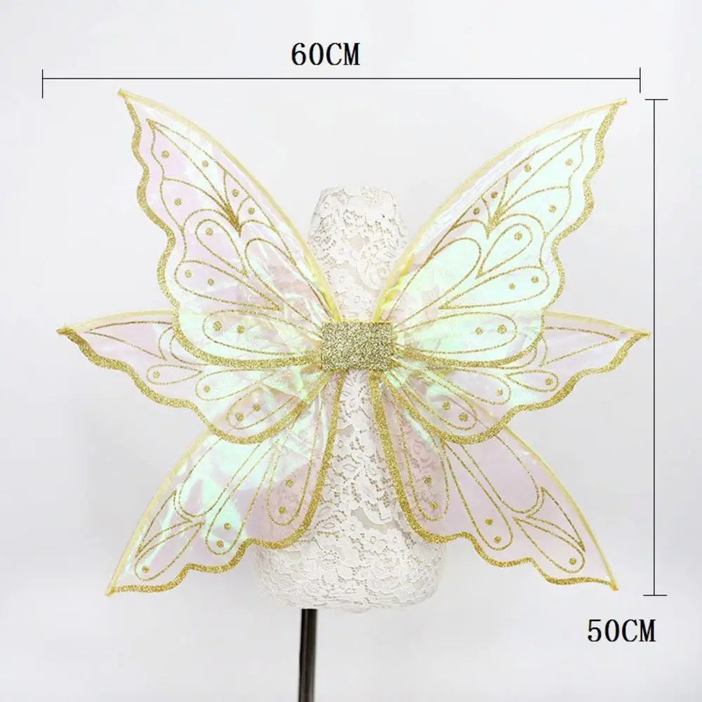 Fairy Wing Costume Elf Angel Butterfly Wings Women Girls Princess Cosplay Halloween Party Dress Up Festival Performance Props