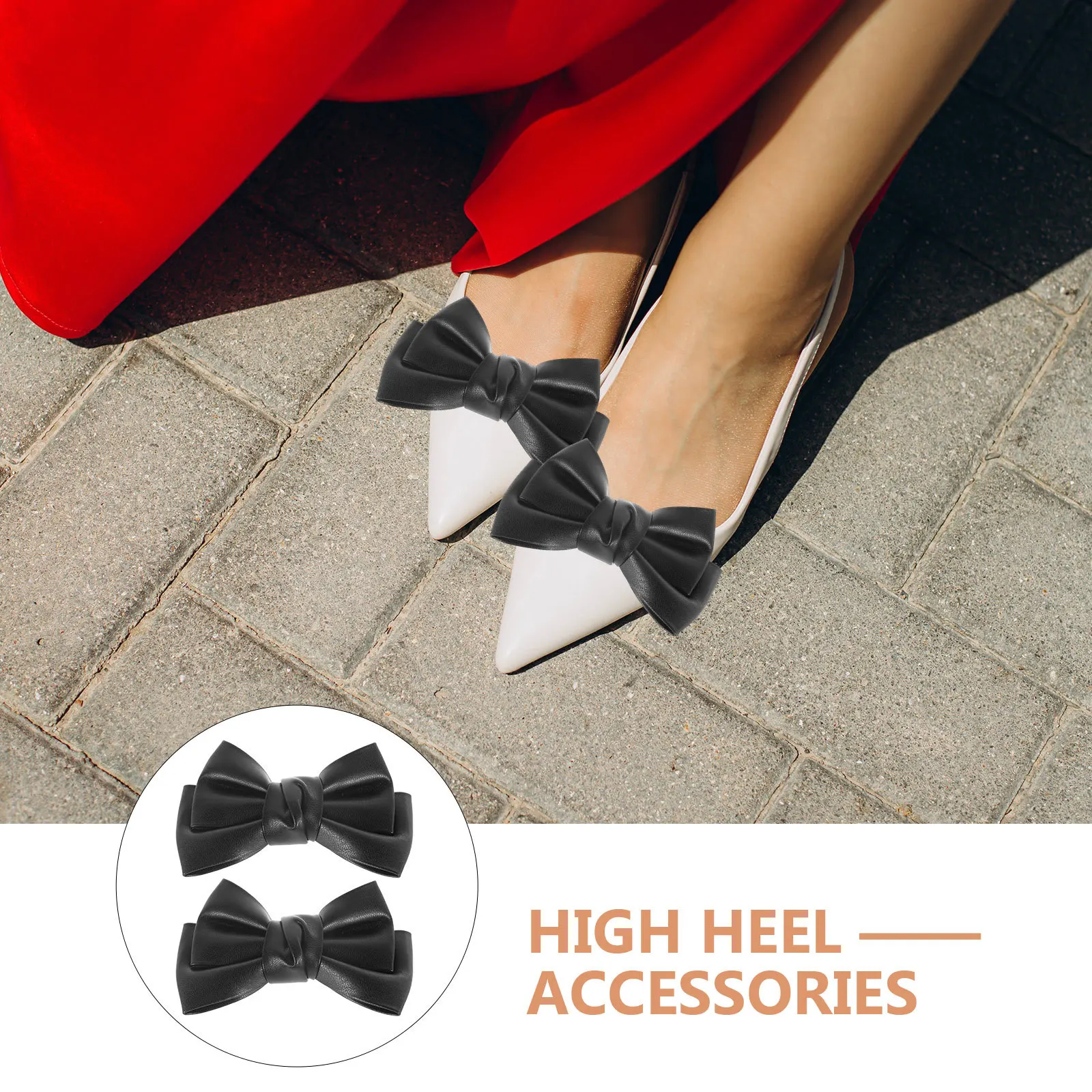 

1 Pair Bow Shoe Clip Zinc Alloy Detachable High Heel Charm For Wedding Party Date Shoe Clips Women Dress Shoes