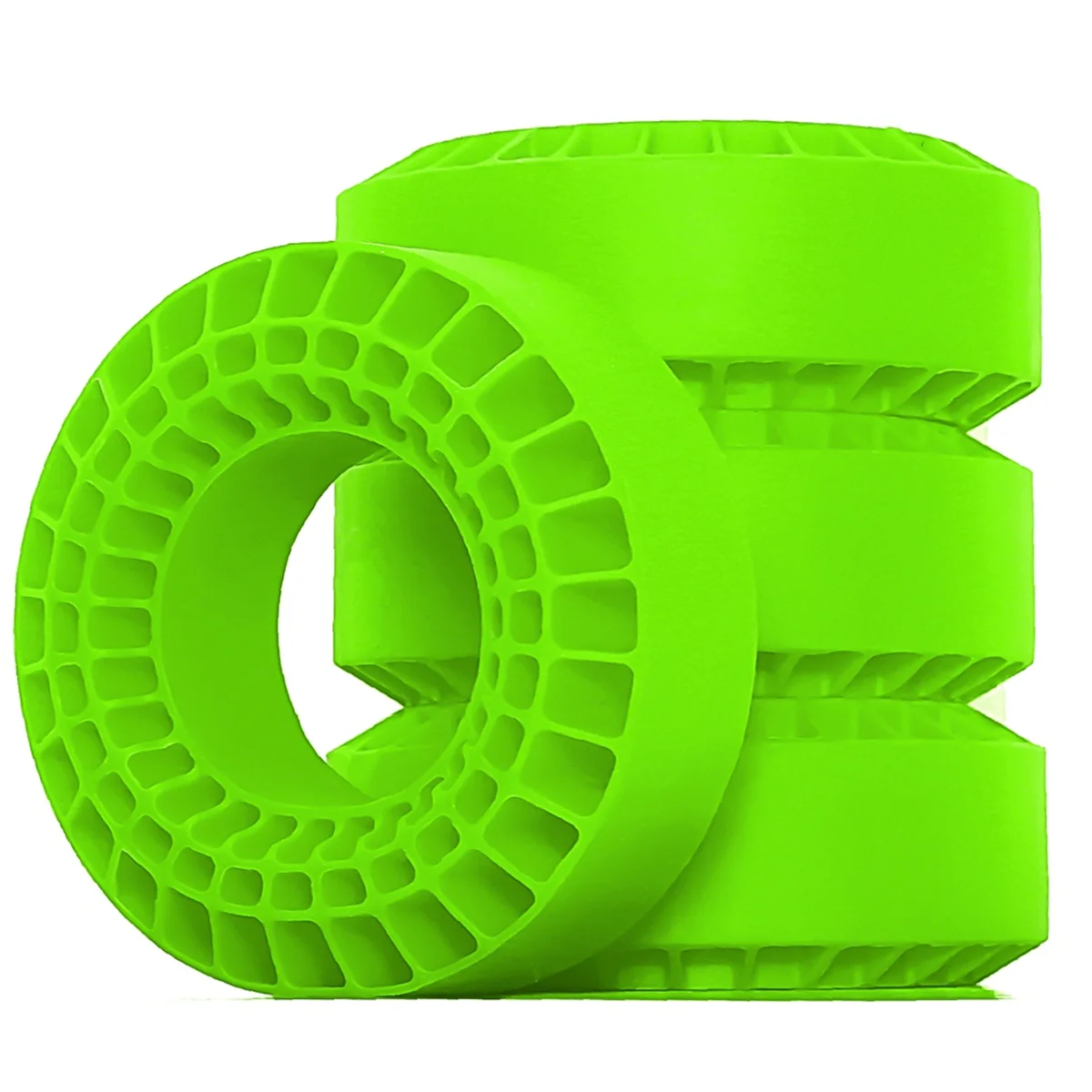 

WOTT-Remote Control Car Wheel Tires High Quality Silicone Tires with Excellent Waterproof and Temperature Resistance Green