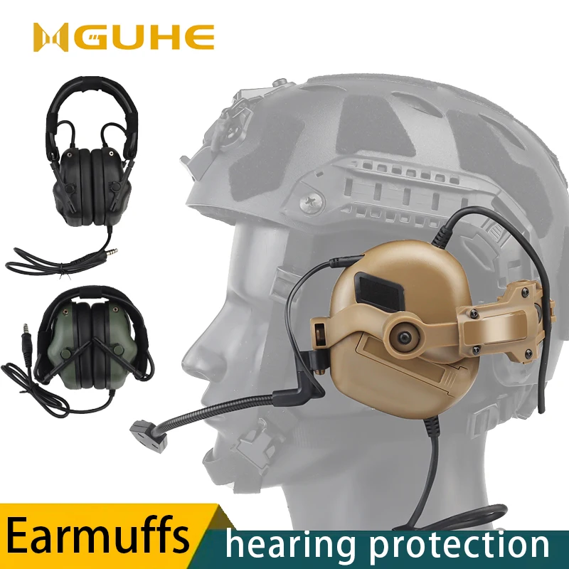 

Shooting Range Headphones, Outdoor Tactical Electronic Shooting Earmuffs, Noise Canceling Headphones, Hearing Protectors