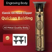 RESUXI Hair Cutting Machine JM-700A700AL 740 Stainless Steel T Blade Beard Men Shaver Rechargeable Baldheaded Best Hair Trimmer