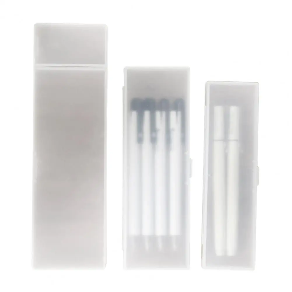 Pen Case Durable Capacity Plastic Pen Storage Box Multifunctional Translucent Pencil Case Simple Stationery Organizer for School