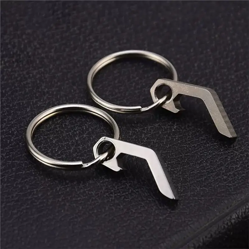 GYTB-Portable Mini Bottle Opener Stainless Steel Key Ring-Compact Easy Carry Bar Tool