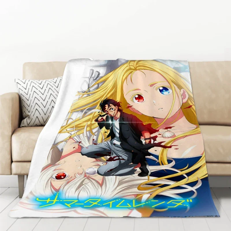 2026 Summer Time Rendering Decorative Sofa Blanket Microfiber Bedding Fluffy Soft Blankets Knee Fleece Thick Custom Warm Childre