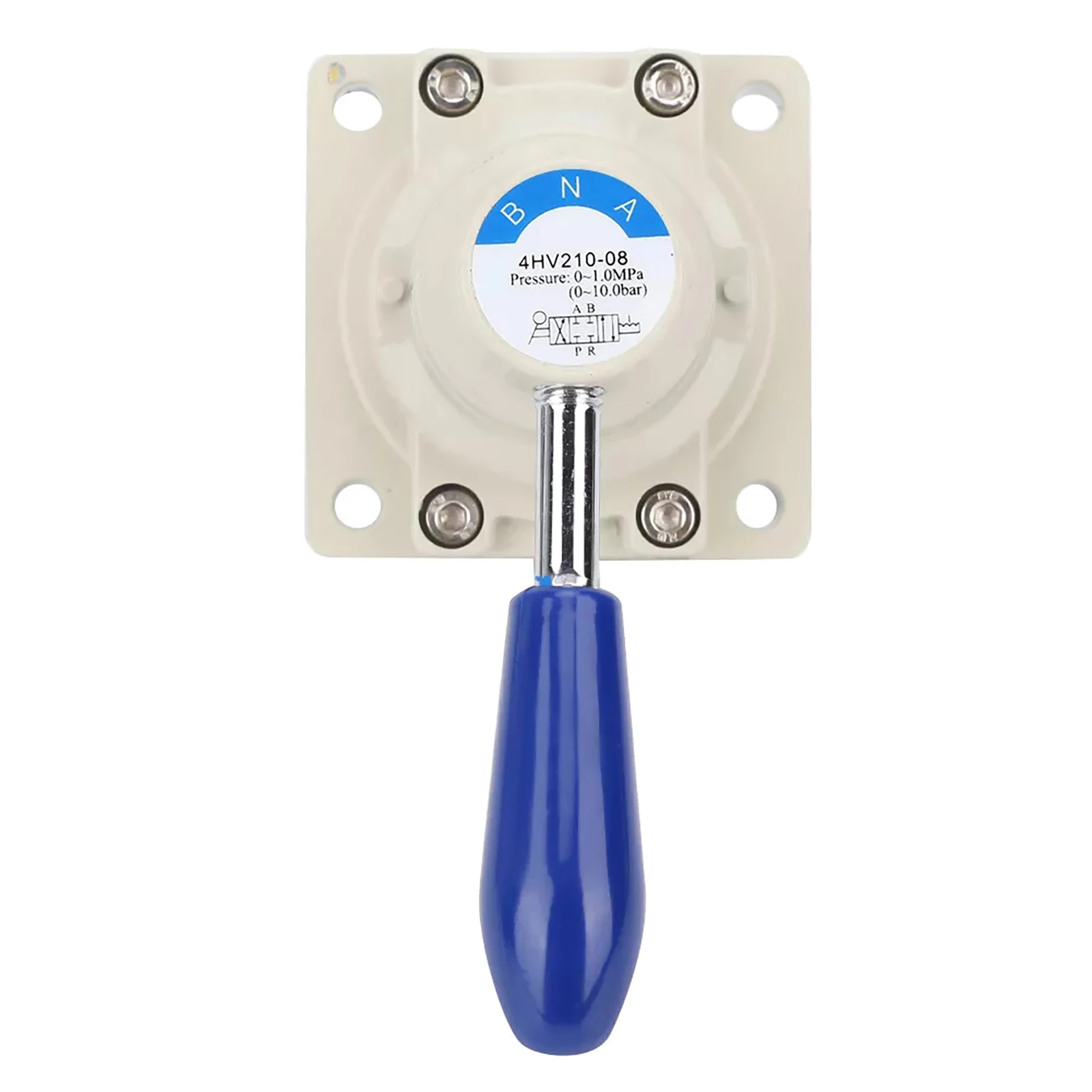 PT1/4 4 Way 2 Position Aluminum Alloy Hand Lever Valve 0-1.0MPa Manual Air Control Valve Pneumatic Switch for Cylinder