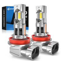 Lupuauto H8 H11 LED Headlight Bulb Headlight Fog Light Canbus Mini 16pcs 3570 CSP for Car White 12V Auto Lamp