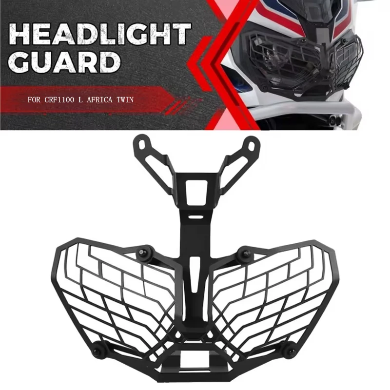 Motorcycle Headlight Protector Grille Guard Cover Hand Light Grille FOR Honda CRF1100 L Africa Twin ADVENTURE Sports 2017-2021