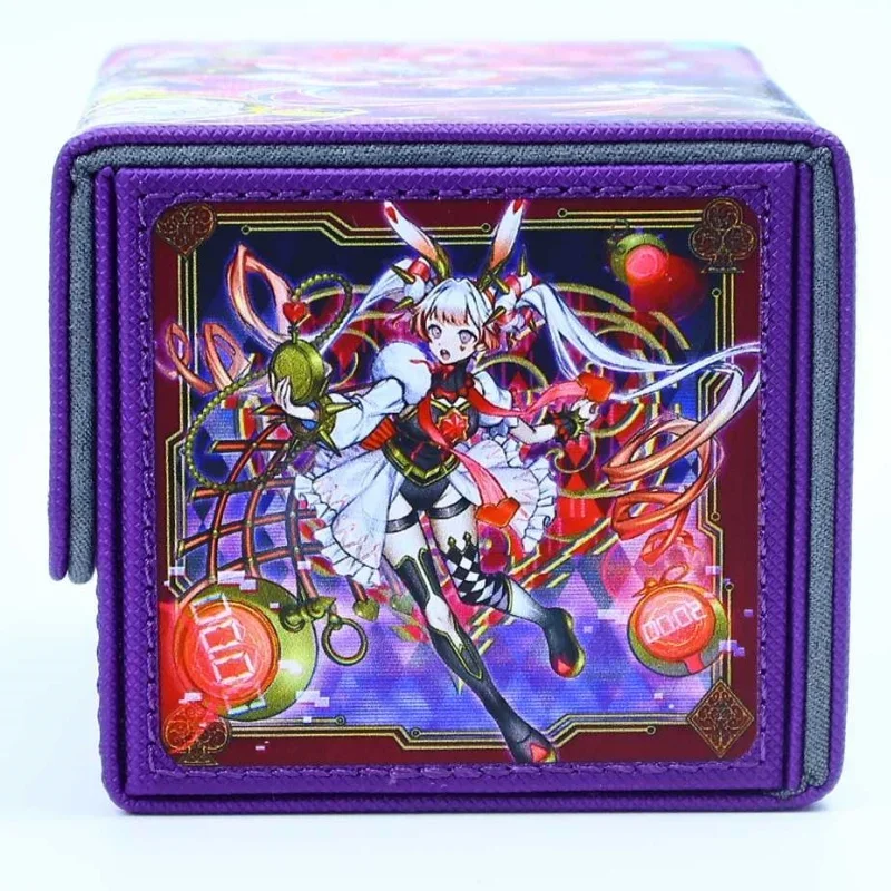 Yu-Gi-Oh! Porte-cartes MLICE IN UNDERWords ensuite MTP-07 Diy qualité en cuir Action Toy Figures Anime Game Collection Boîte de rangement