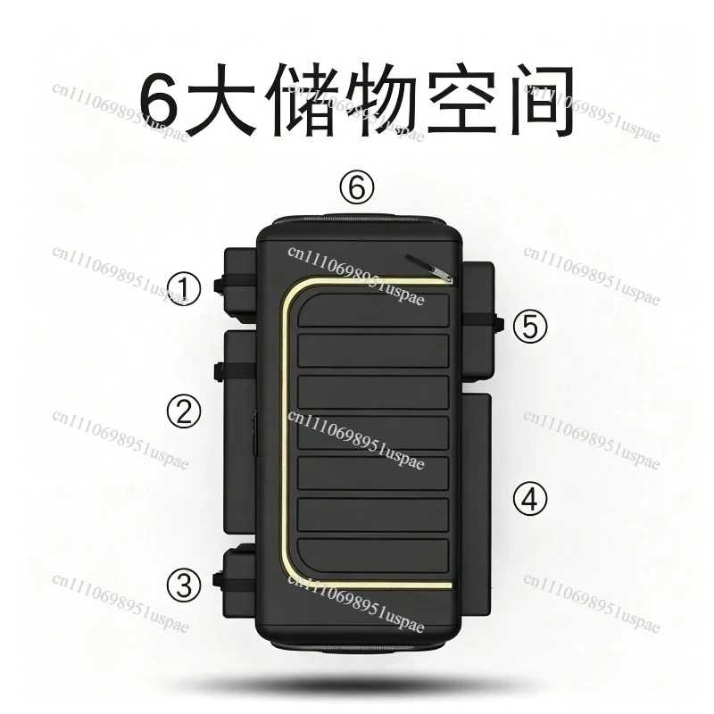 Foldable Car Trunk Storage Box,Portable Auto Organizer Tools and Accessories,Multi-Compartment Magic Folding Storage Solution