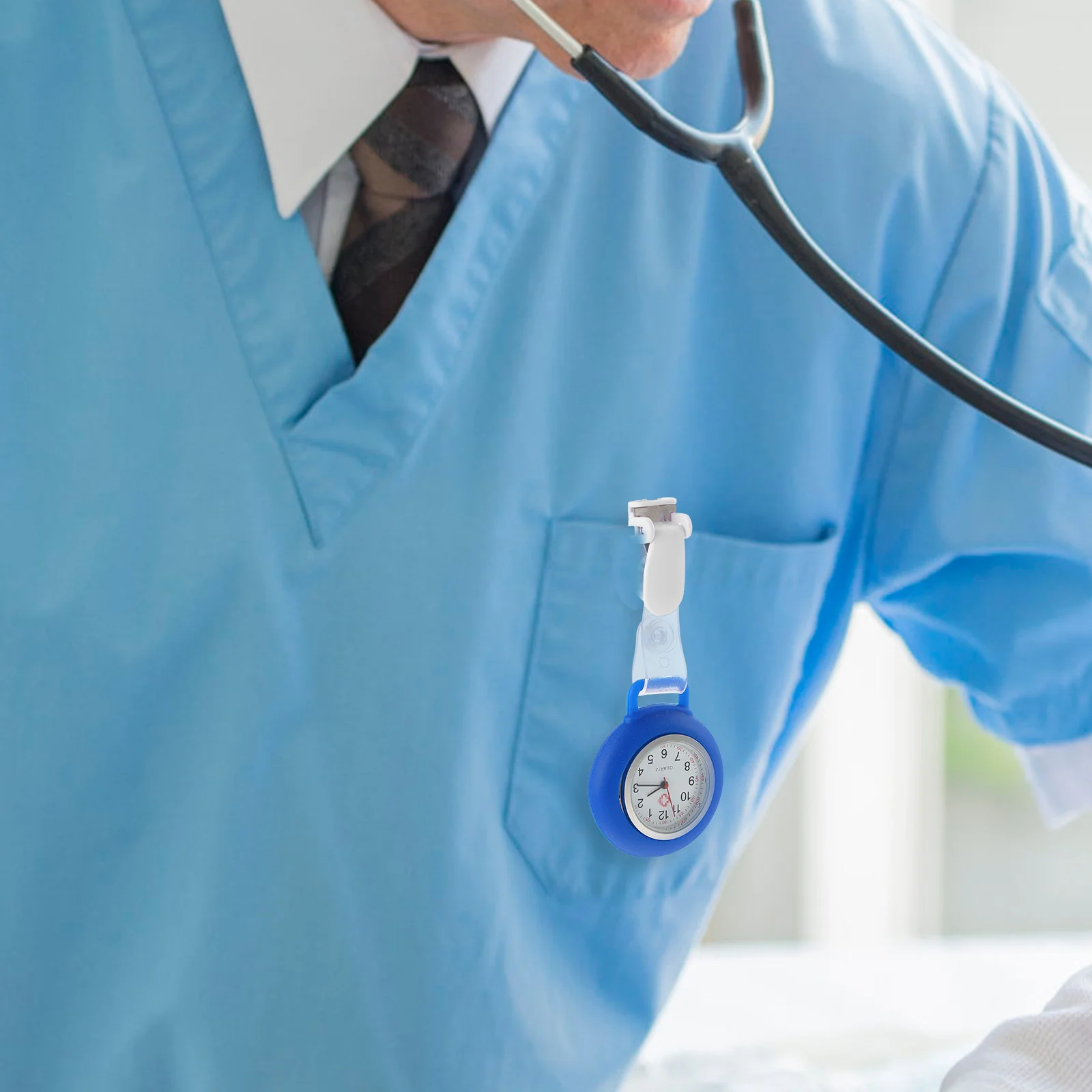 

Nurse Accessories Nurses Watch Medical Watches Nursing for Lapel Work Badge Clock Clip