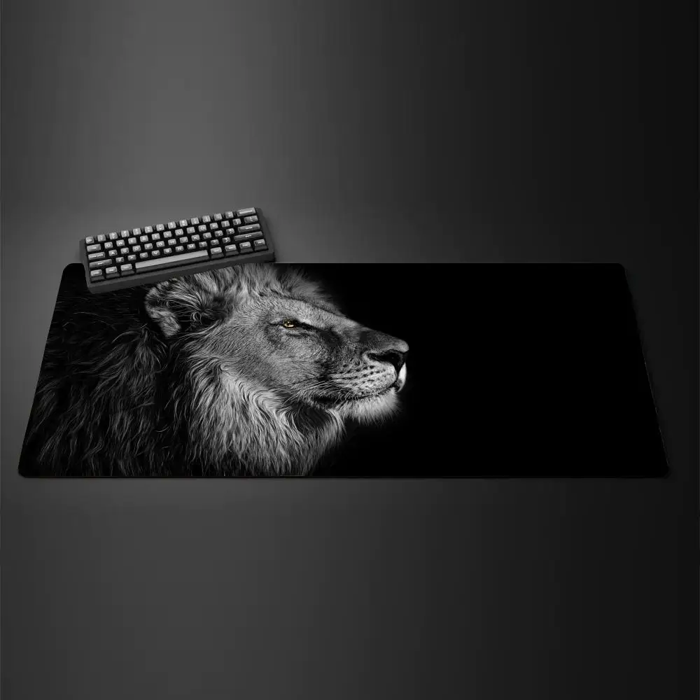 

Коврик для мыши с свирепого льва, геймерские офисные аксессуары, компьютерный шкаф, игровой настольный коврик, компьютерные столы, клавиатура, игровые коврики