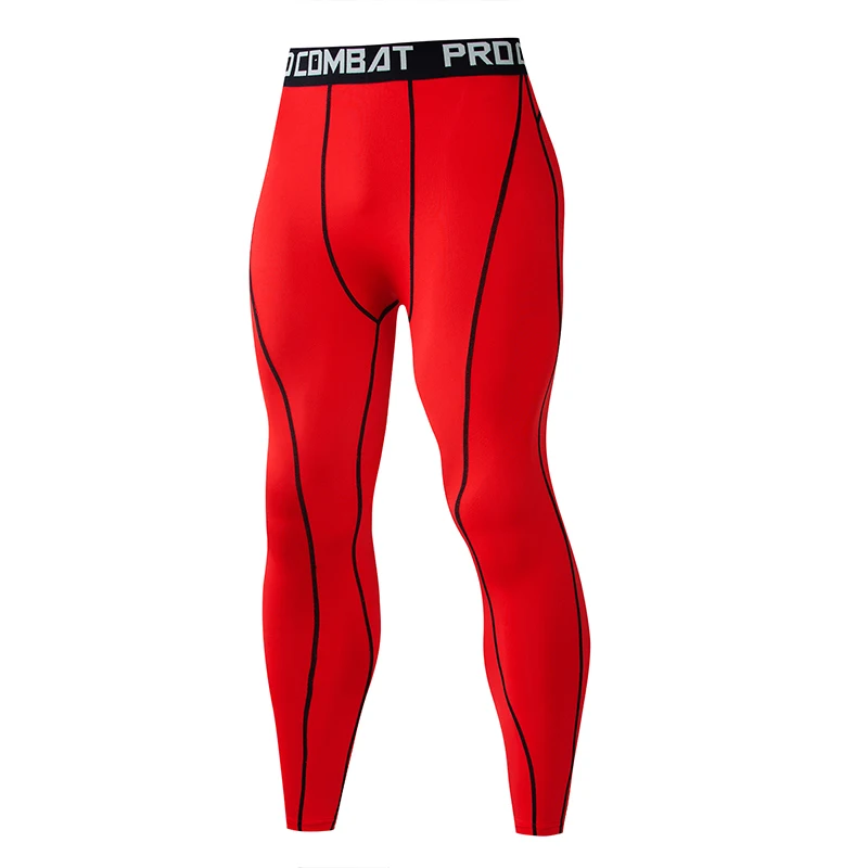 Leggings apertados de compressão para homens Calças de ginástica masculina Calças de jogging Secagem rápida, Calças de treino Yoga Bottoms,