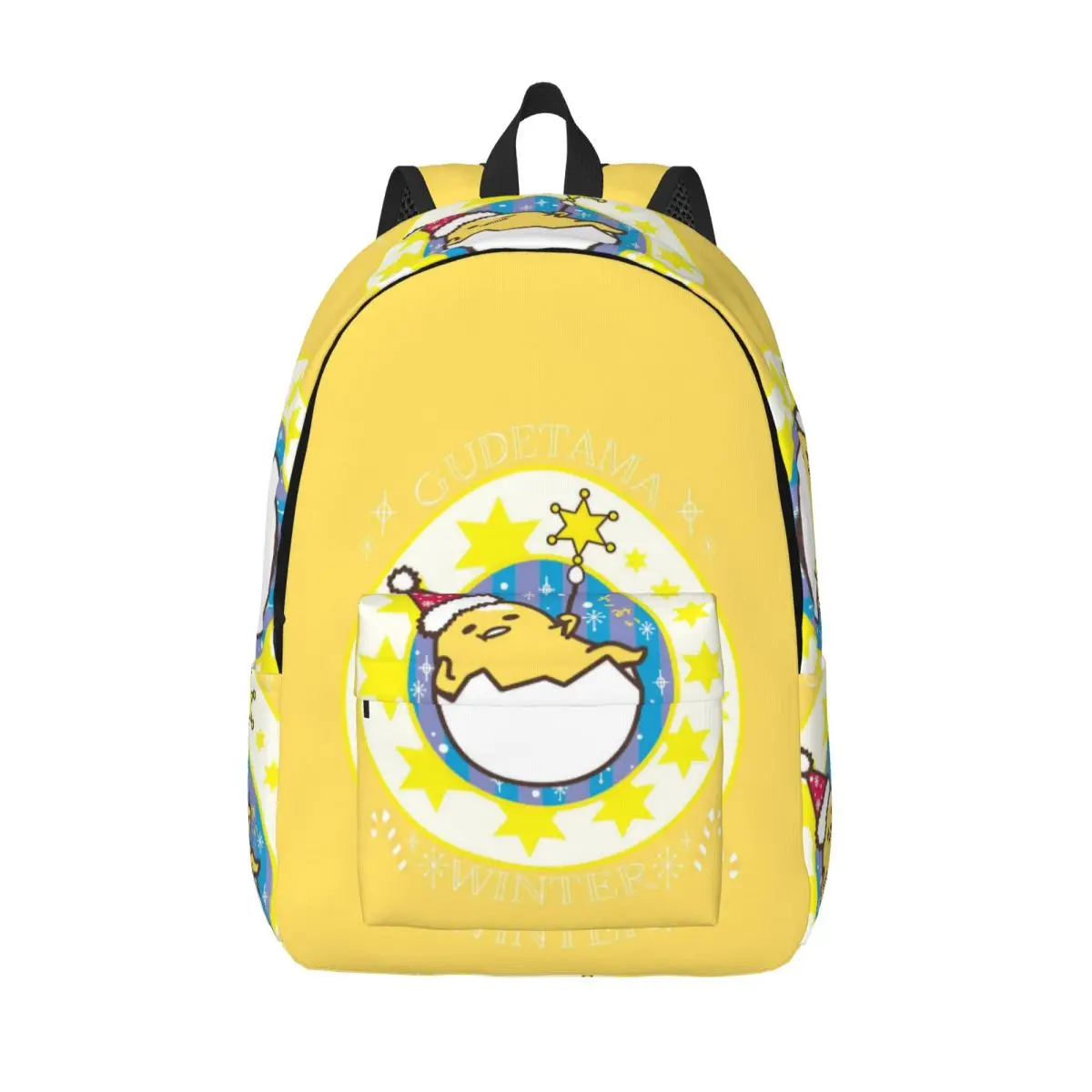 

Gudetama Cute Egg Cartoon Backpack for Boy Girl Kids Student School Bookbag Canvas Daypack Kindergarten Primary Bag Travel