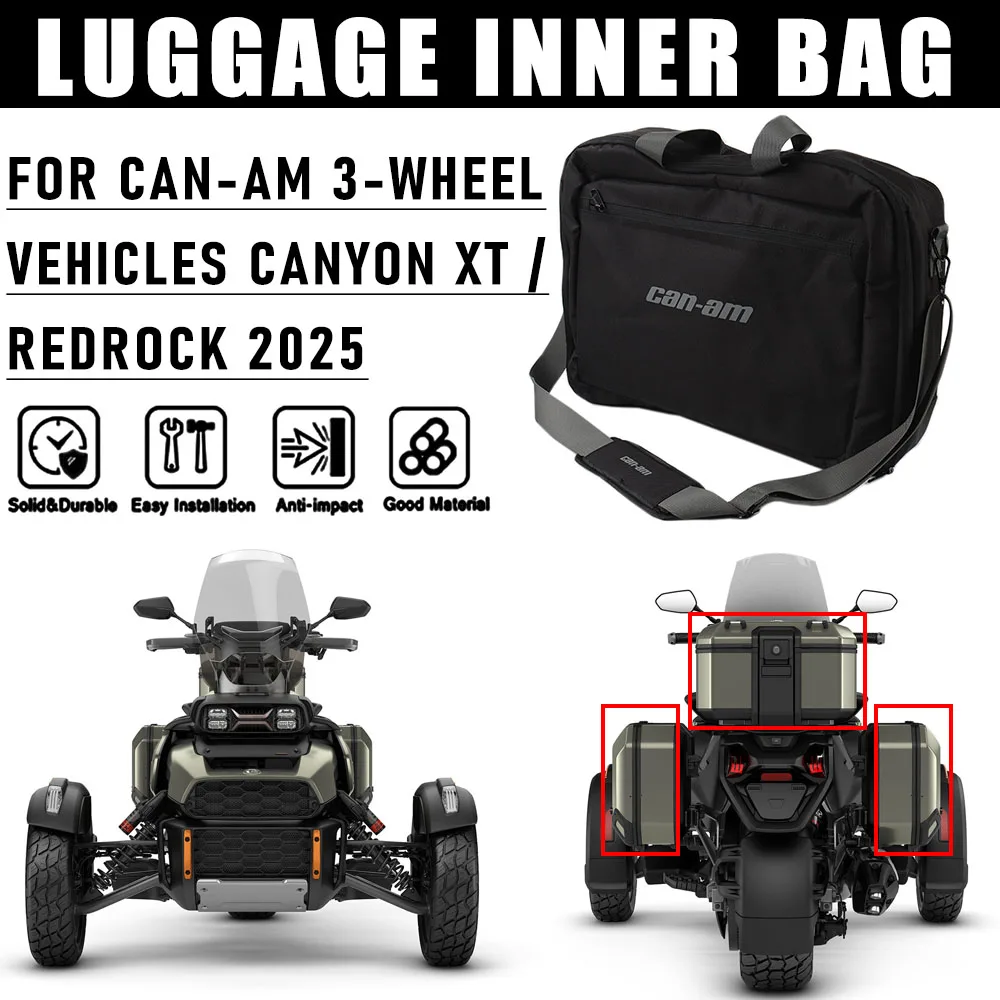 

FOR Can-Am CANYON XT Canyon REDROCK 2025 New Motorcycle Suitcases Inner Bags Toolbox Tail Box Saddlebag Accessories