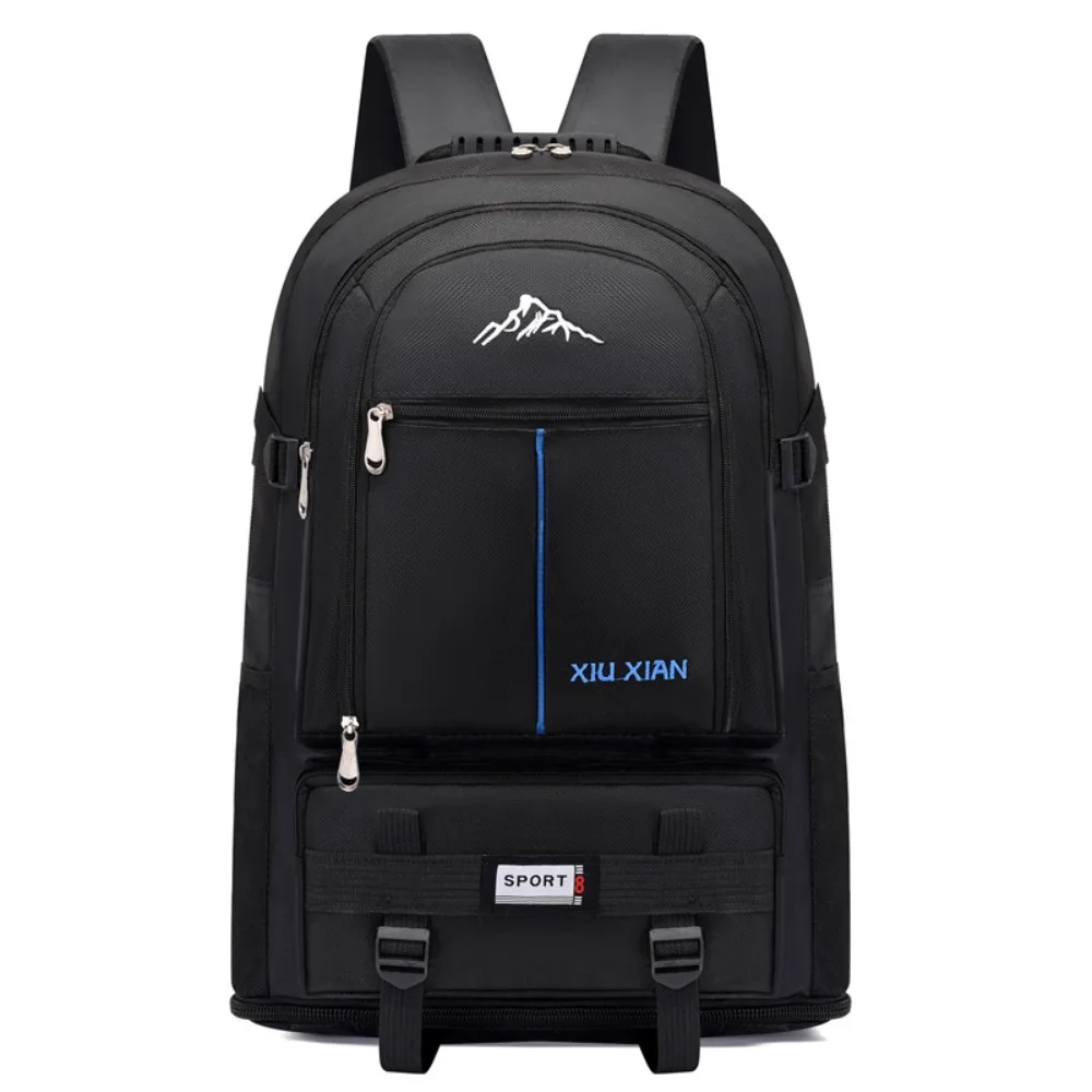 

Large Capacity Mountaineering Backpack Waterproof Zipper Outdoor Mountain Bag Shoulders Bag Oxford Cloth Nylon Rucksack Women