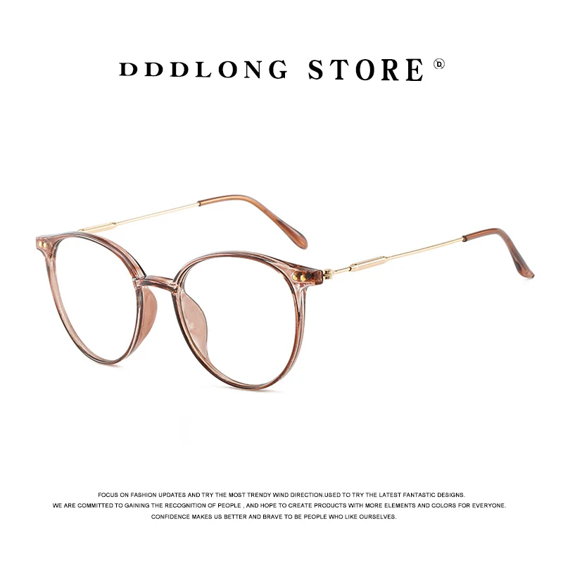 

DDDLONG Glasses Frame Men Optical minus 1.00 To 6.00 Power Grade Eyeglasses Women Eyewear D148