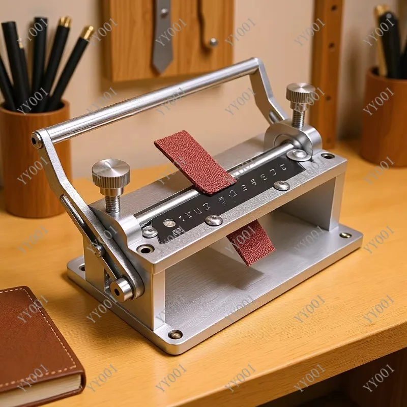 Manual Leather Skiving Machine Leather Paring Tool for Belt Strap Watchband Vegetable Tanned Leather