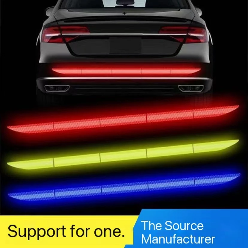 90cm Reflective Car Decal Safety Warning Reflector Tape Car Stickers Anti Collision Warning Reflector Sticker Auto Accessories