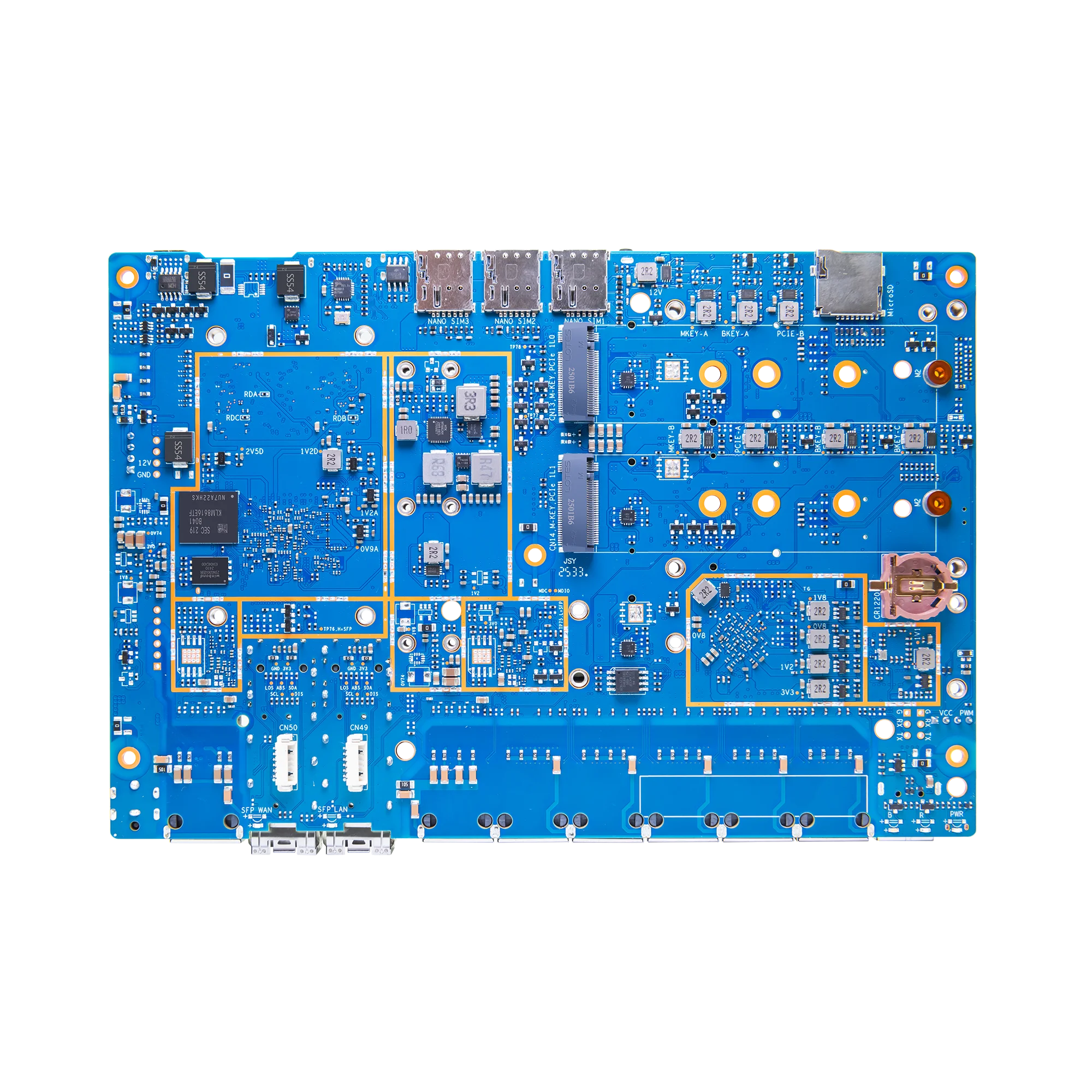 Banana Pi BPI-R4 PRO MT7988A (Filogic 880) 8GB DDR4 8GB eMMC Wifi7 Router Board Quad-core Arm Corex-A7 Home Automation