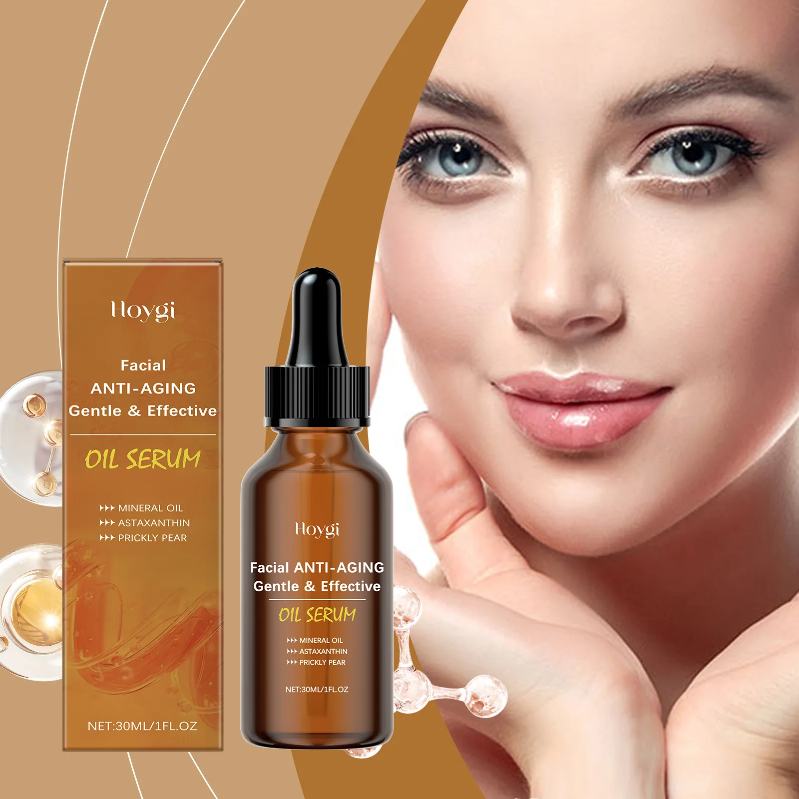 

Hoygi Facial Serum Moisturizing Hydrating and Nourishing Facial Skin Care Serum Improve Laxity and Restore Skin Elasticity