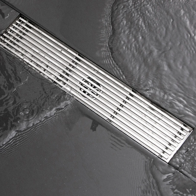 Widened Water Guide Strip Floor Drain, Bathroom Shower Room Toilet Floor Drain