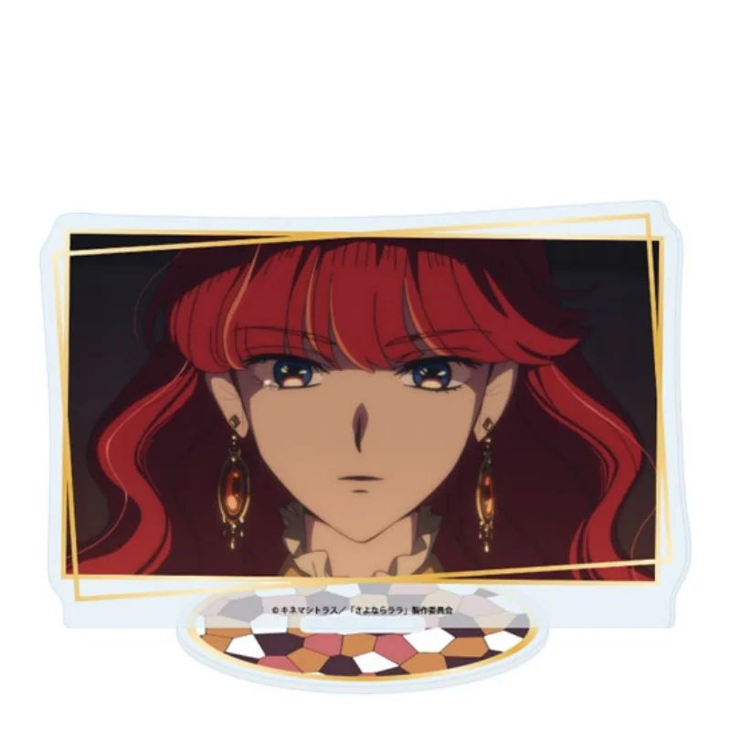 Anime Goodbye, Lara 15CM Rectangle Acrylic Standing Sign Keychain Luca,Lara,Mari Otsu,Grace,Yoshiya Otsu Bookshelf Decoration