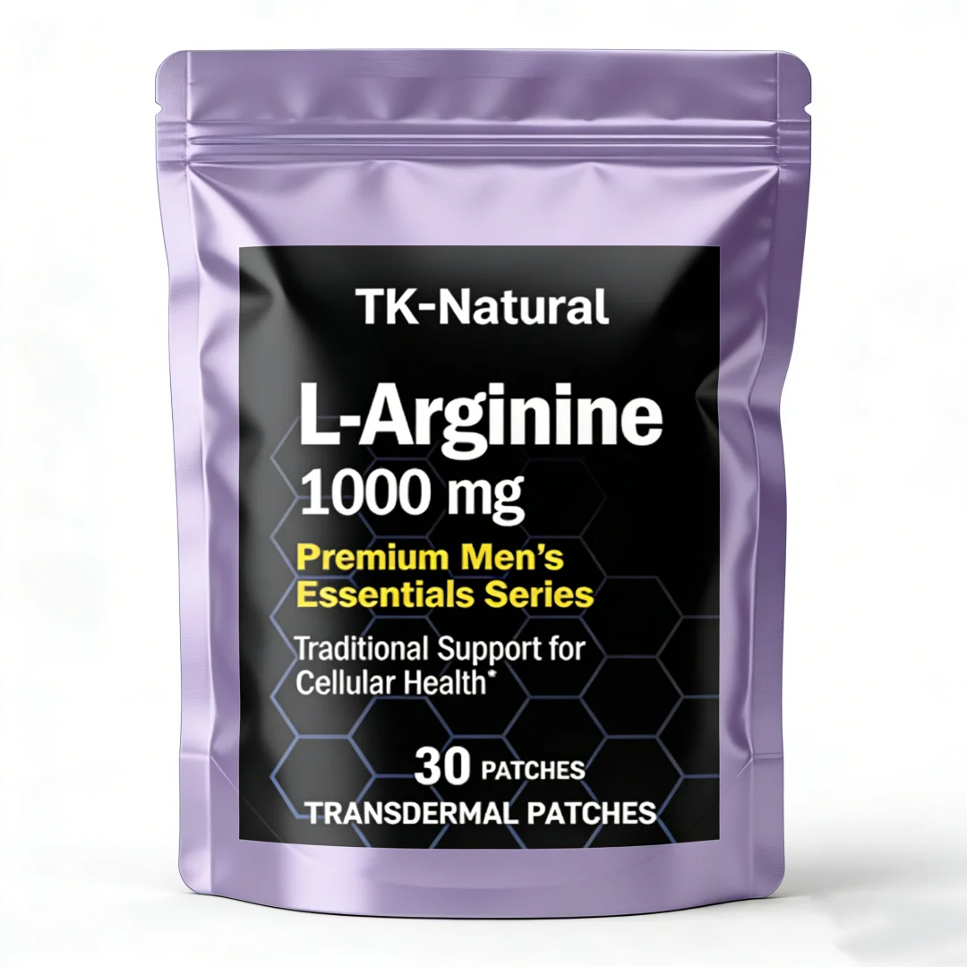 30 Patches L-Arginine Transdermal Patches for Supporting Muscle Growth, Vascular Function and Energy