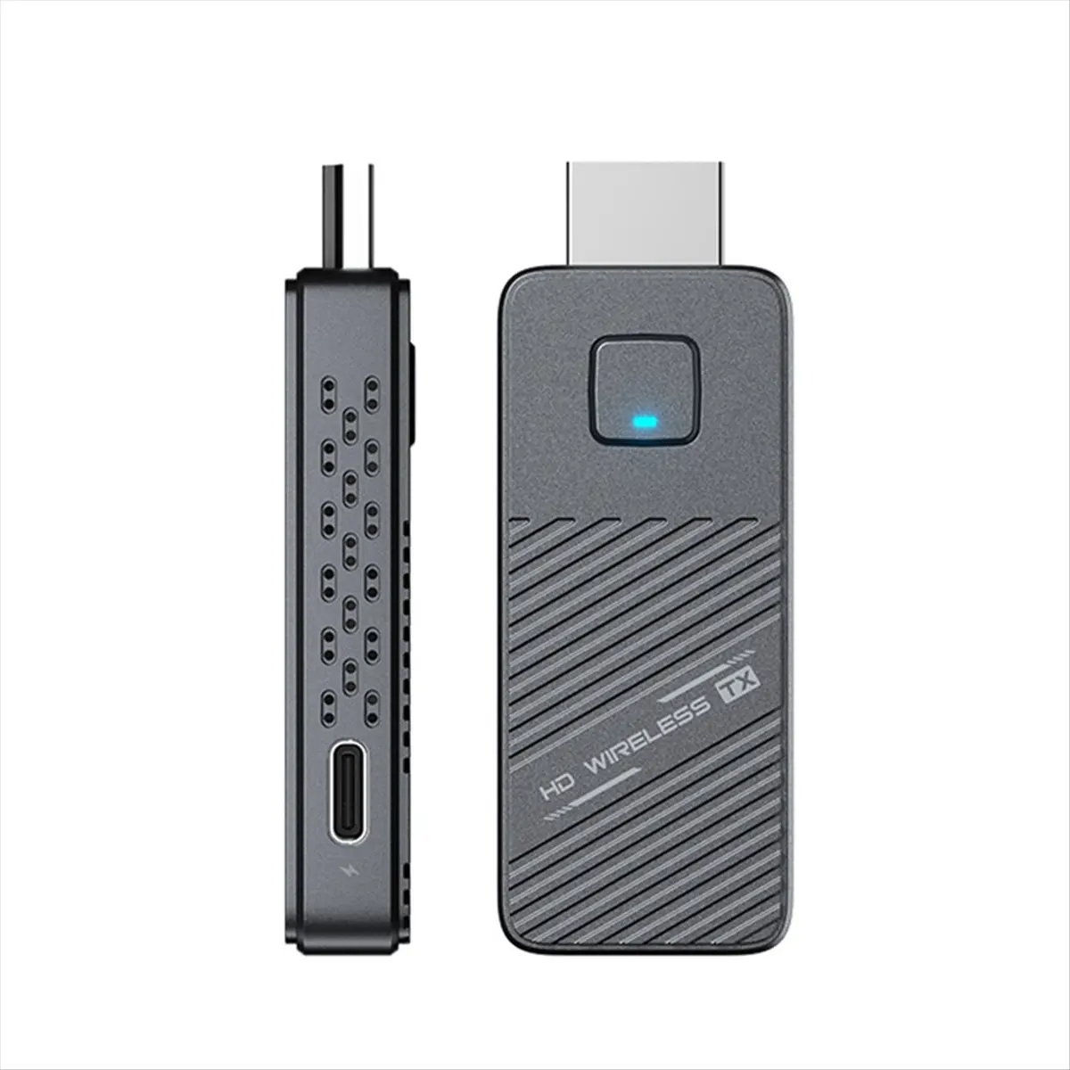 5G Wireless HD Transmitter Receiver Screen Mirroring for PC, TV, Projector Smooth Video Streaming and Easy Setup