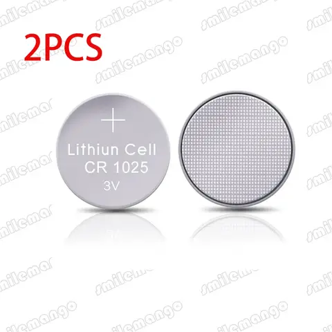 2PCS-50PCS 3V CR1025 Lithium Button Battery KL1025 BR1025 LM1025 DL1025 CR 1025 5033LC Coin Cell Watch Batteries for Toys Remote