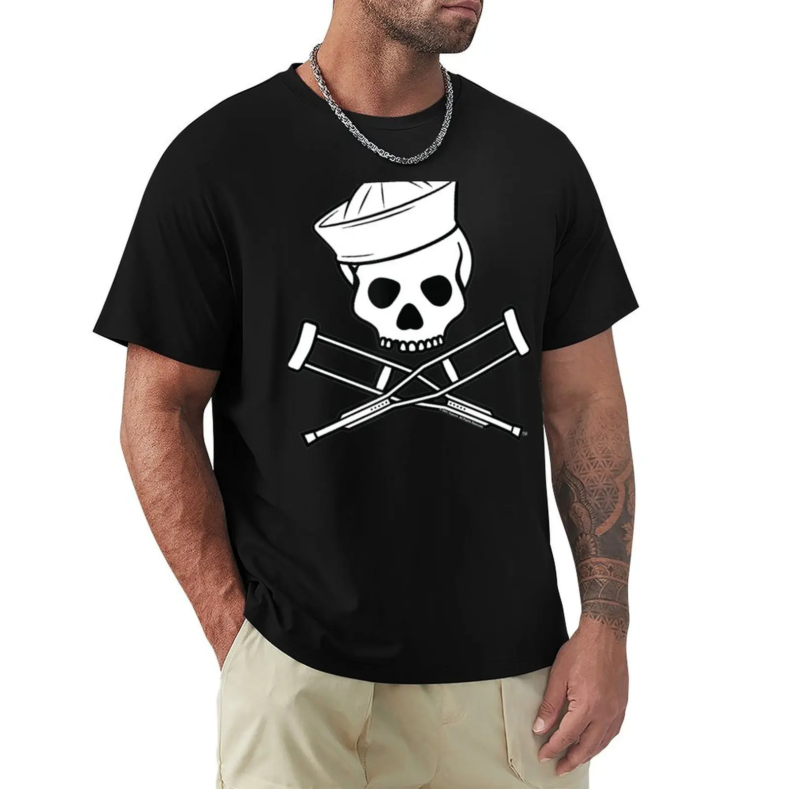 MTV Music Television Sailor Jackass Logo Essential T-Shirt t shirts for man pack cotton T-Shirt