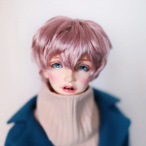 

New BJD doll wig handsome boy with short hair 1/6 1/4 1/3 uncle imitation mohair doll wig DD MSD YOSD doll accessories