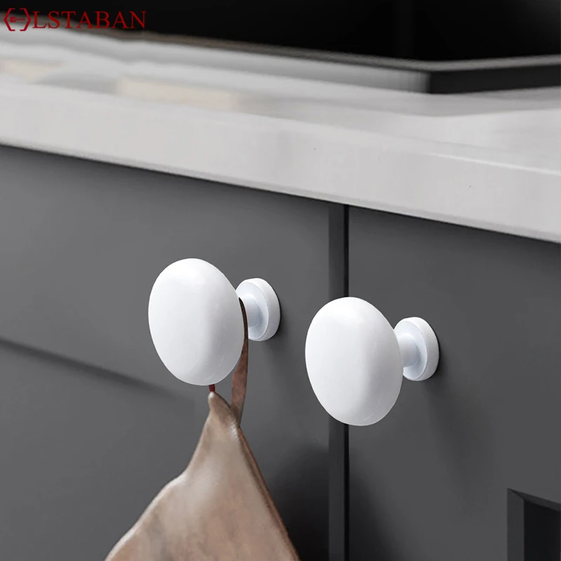 Modern Simple White Long Cabinet Handle Kitchen Cupboard Furniture Length Door Handle  Wardrobe Closet Hardware Drawer Pull Knob
