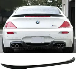 For BMW 6 Series E63 2004-2009 High Quality Carbon Fiber Material Car Rear Wing Rear Spoiler Auto Accessories Car Styling