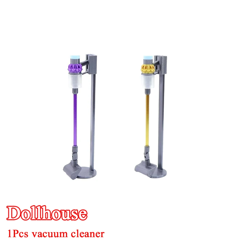 

1 шт. Аксессуары для декора кукольного домика: миниатюрная модель беспроводного ручного пылесоса для кукольного домика, игрушка-симулятор