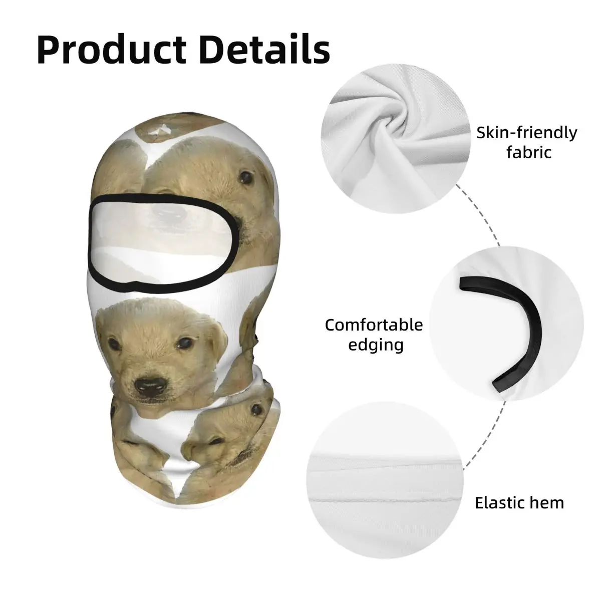 Jotchua Meme Jotchua Dog Breathable Thin Balaclava Full Face Mask Sun Protection Neck Gaiter For Motorcycle Fishing Outdoor - view 3