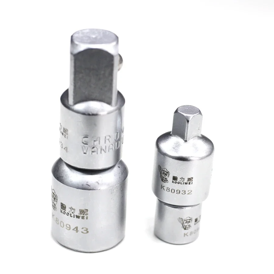 KOOLIWEI 4PCS/1PCS Socket Adaptors 1/2 3/8 1/4 inch CR-V for Wrenches Drills in Auto and Impact Driver Construction Work