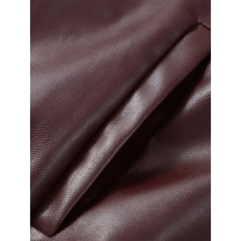 European American Cross-border New Fashion Femininity Commuter Street Loose Coat Individuality Lapel Zipper Long-sleeved Jacket