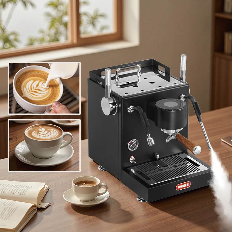 

Commercial Espresso Machine PID Temperature Control 20 Bar Vibration Pump 58mm Brewing Head Big Boiler Coffee Hotel RV Electric