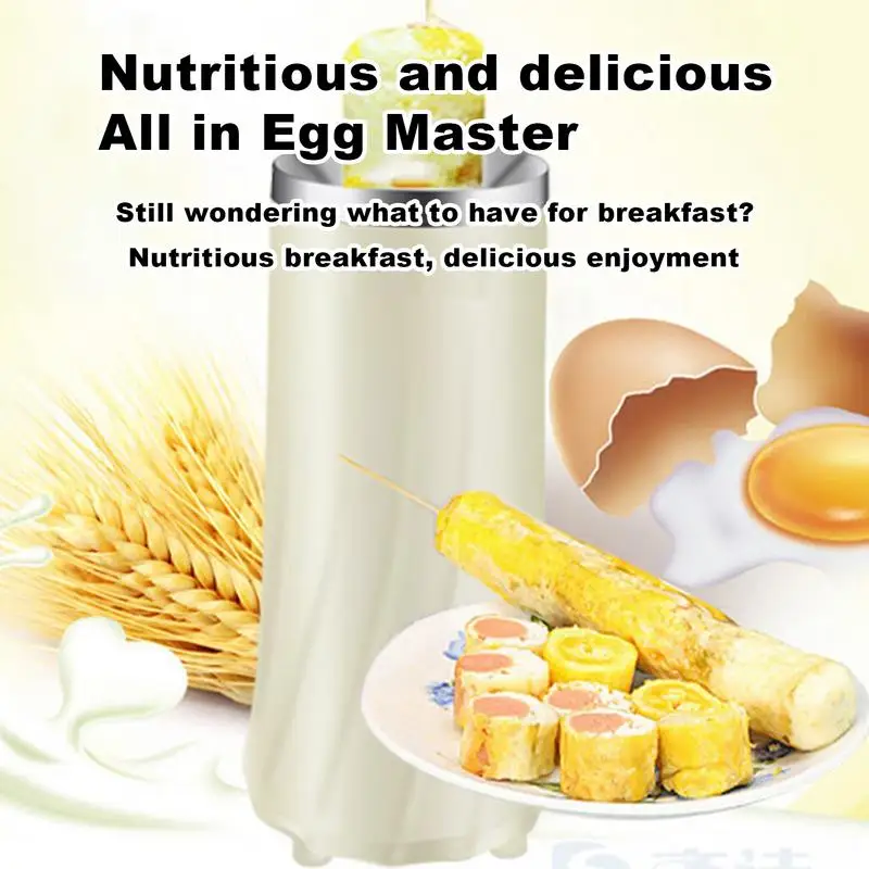 Automatic Eggs Roll Maker Mini Electric Egg Boiler Cup 3D Heating Omelette Breakfast Machine Egg Cooker Sausage Cooking Tools