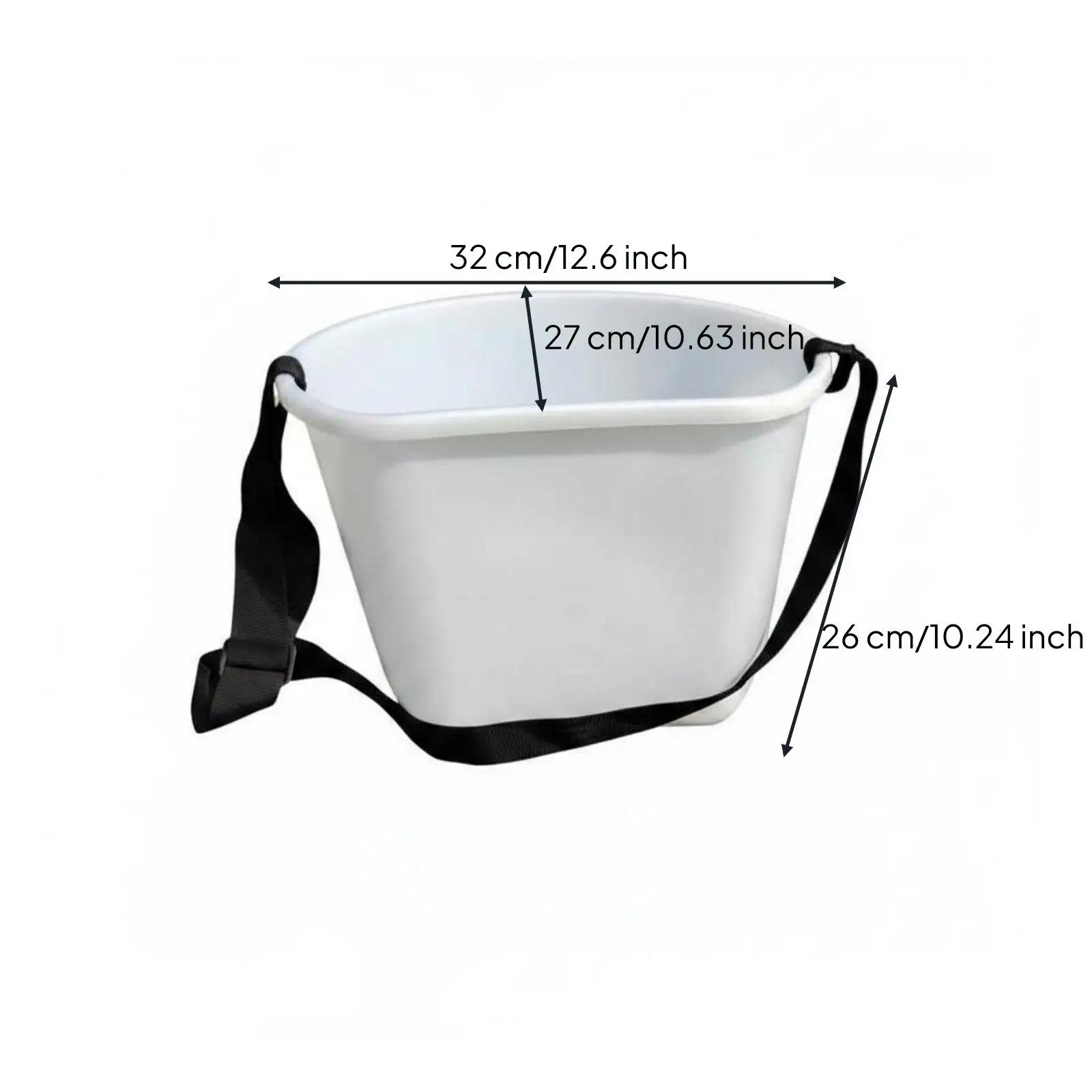 Lightweight Harvesting Container Shoulder Strap Fruit Plucking Tool Picking Bucket for Garden Orchard Farm