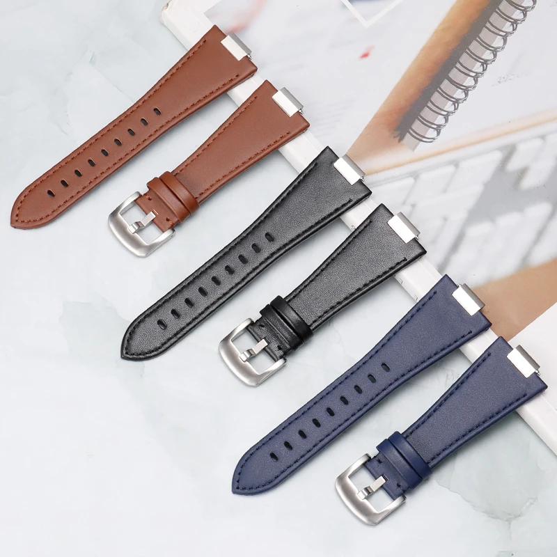 Para 1853 tissot prx t137 super player pulseira de relógio metal boca elevada t137407a t137410a pulseira de couro liberação rápida 12mm azul