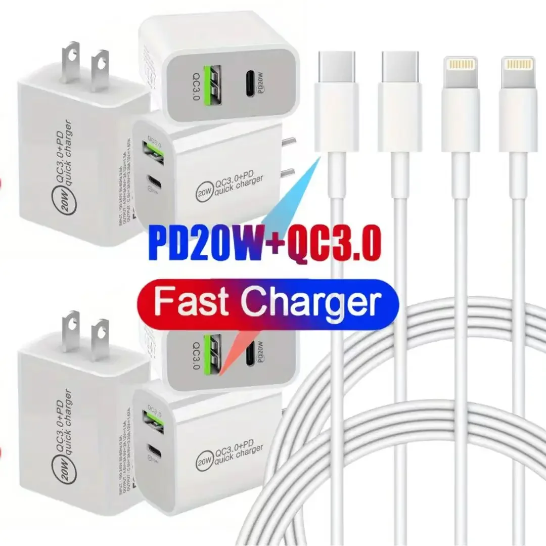 MFIGlGK Cargador QC3.0 de 6 piezas] 12 piezas MFi iPhone QC3.0 + PD Chargg para iPhone 14/13/12/12 Pro Max/11/Xs Max/XR/X, AirPods Pro