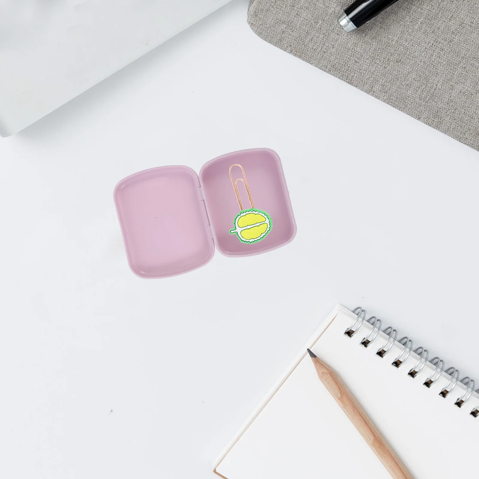 4Pcs Small Flip Top Tin Box Metal Rectangle Storage Container with Hinged Lid for Candy Jewelry Paperclips Portable Pocket Case