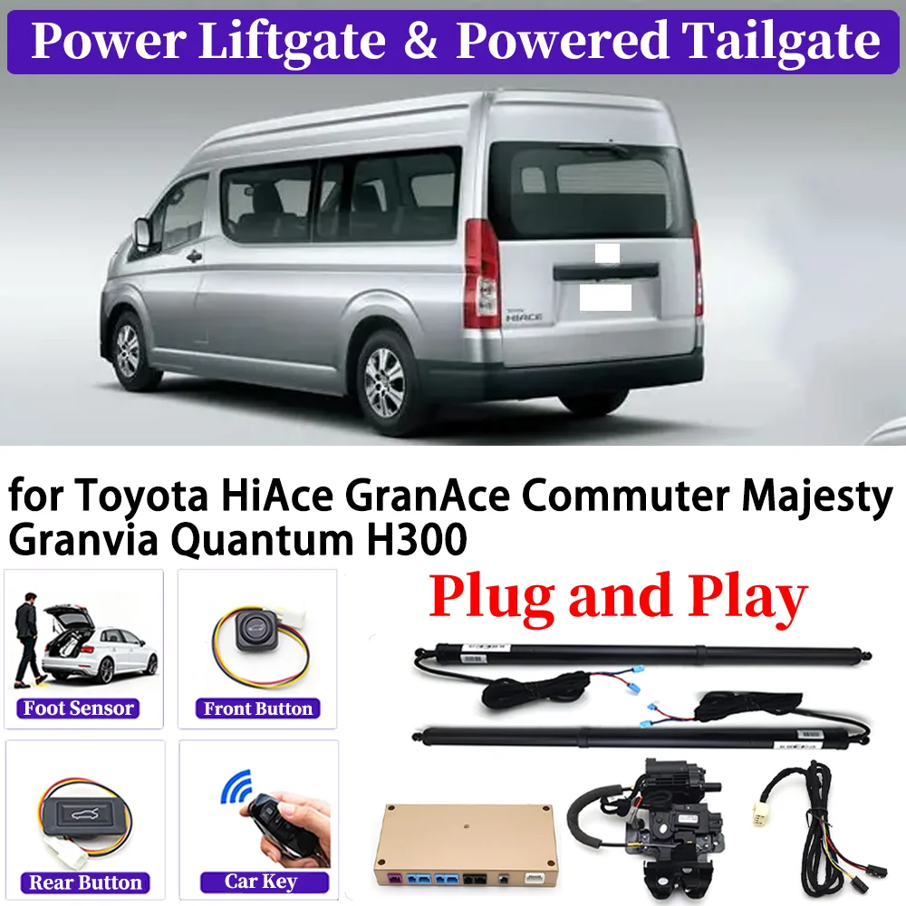 

for Toyota HiAce GranAce Commuter Majesty Granvia Quantum H300 Car Automatic Power Liftgate Kit Smart Auto Electric Tailgate