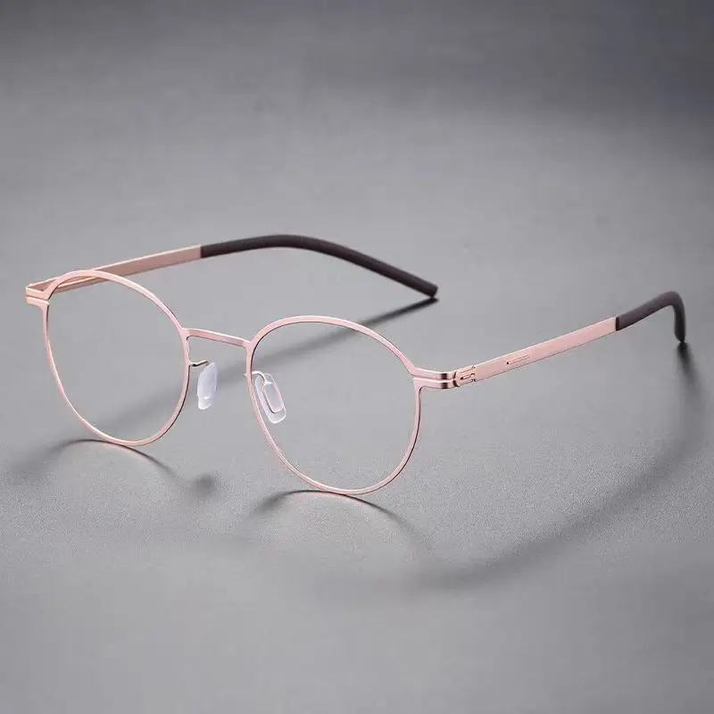 

New Style Personality Spectacle Frame Super Light Retro Denmark Brand Glasses Design Sense Pure Titanium Man Woman tona