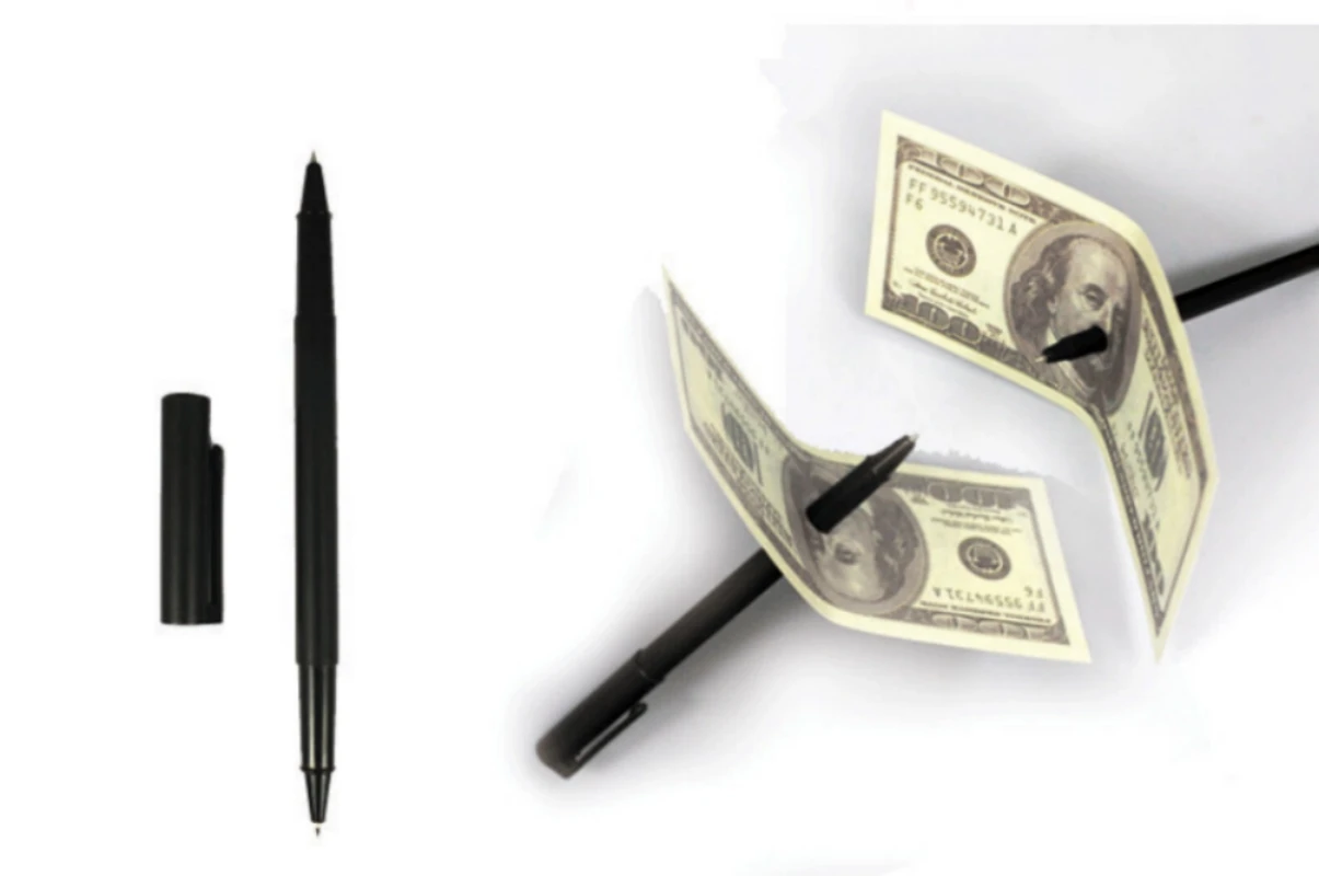 Magic props pen to wear banknotes selling novelty toys street close-up performances