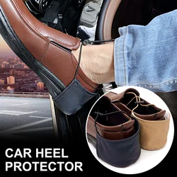 Protector de talón para zapatos de conductor, cubierta de protección de talón de conducción para coche de pie derecho, evita el desgaste de los zapatos, cubierta de protección de talón