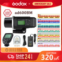 Godox AD600BM Bowens Mount 600Ws GN87 High Speed Sync Outdoor Flash Strobe Light with 2.4G Wireless X System, 8700mAh Battery